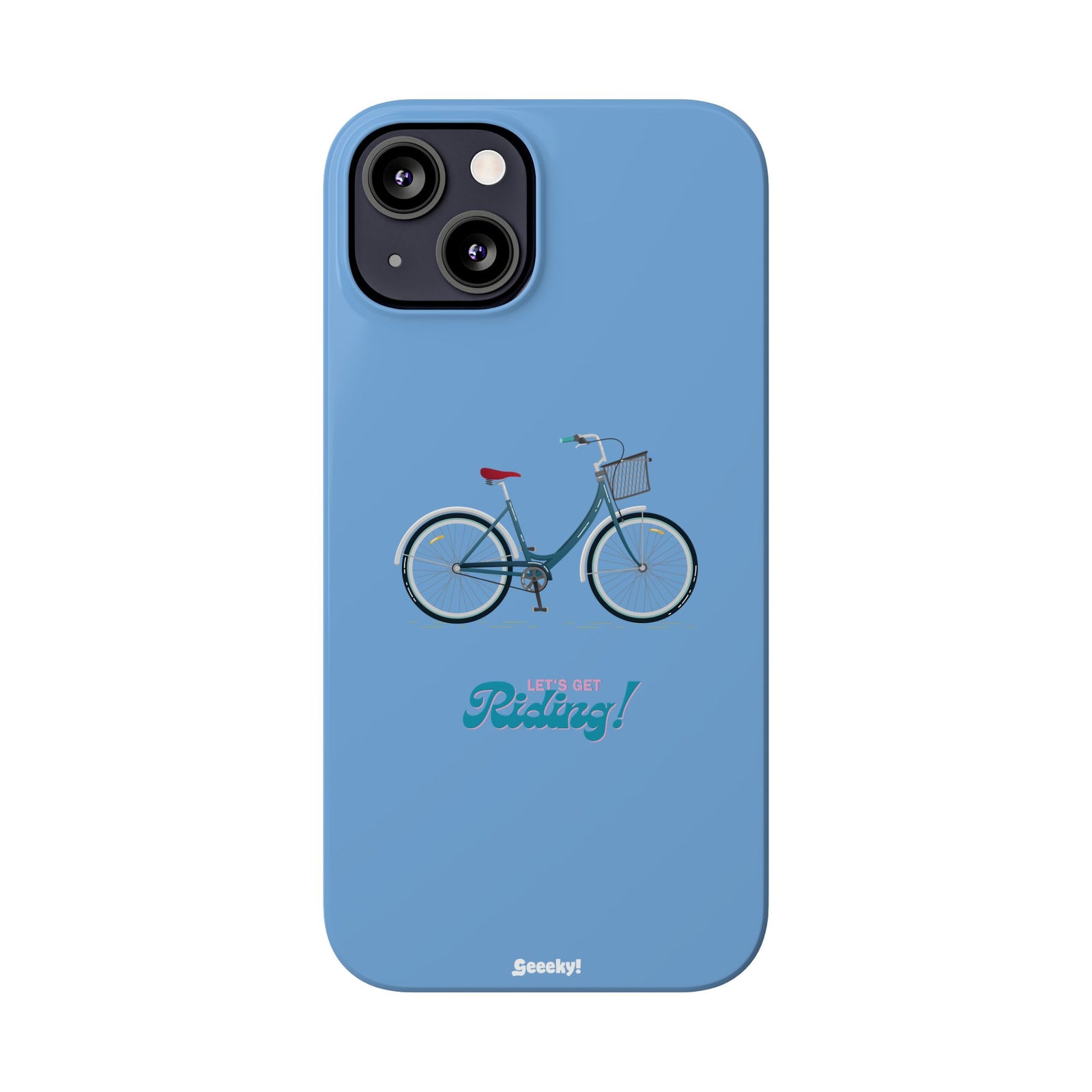 Riding in Blue – Slim iPhone Case