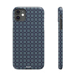 Blue Geometric Bliss – Slim iPhone Case