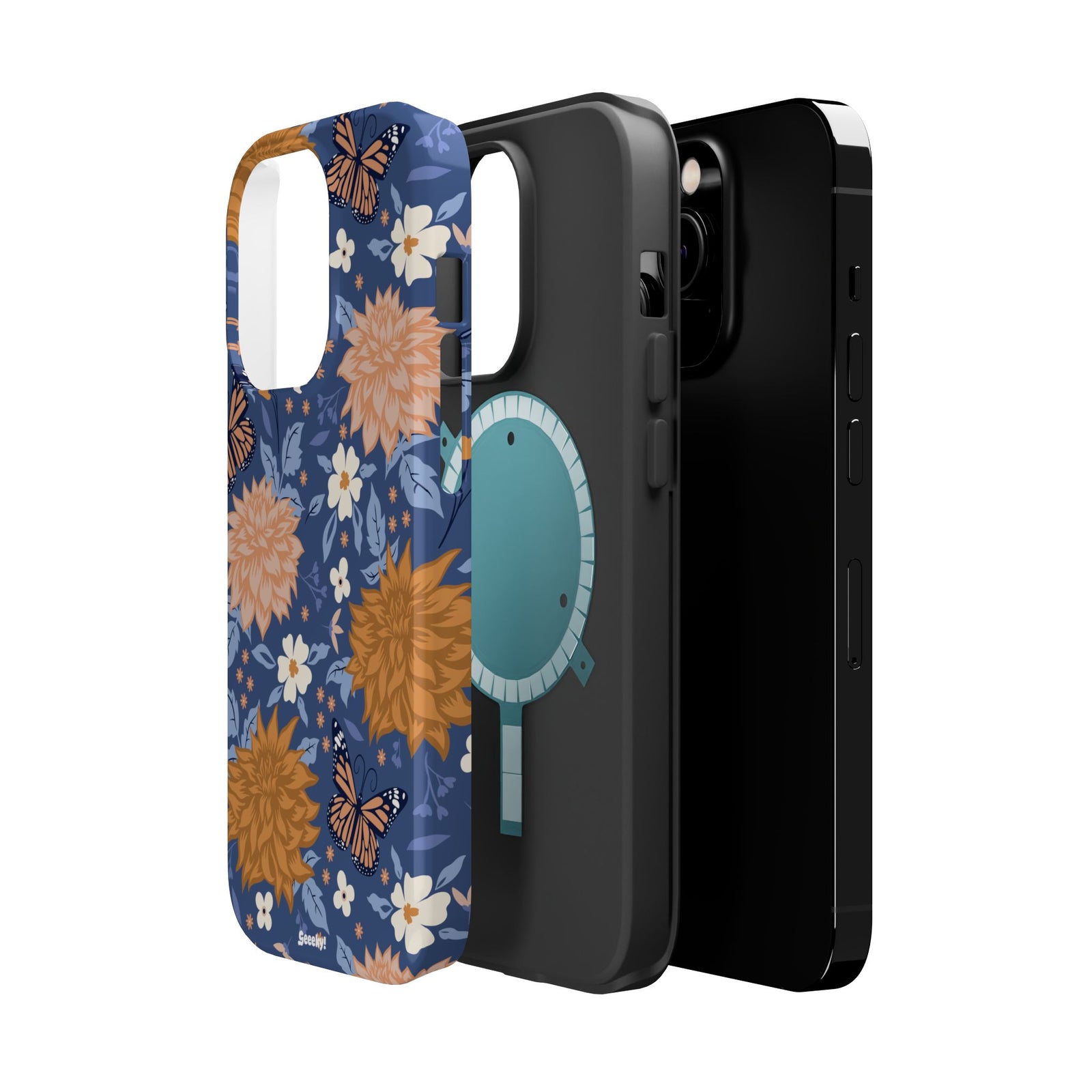 Floral Bliss – Magnetic Tough iPhone Case