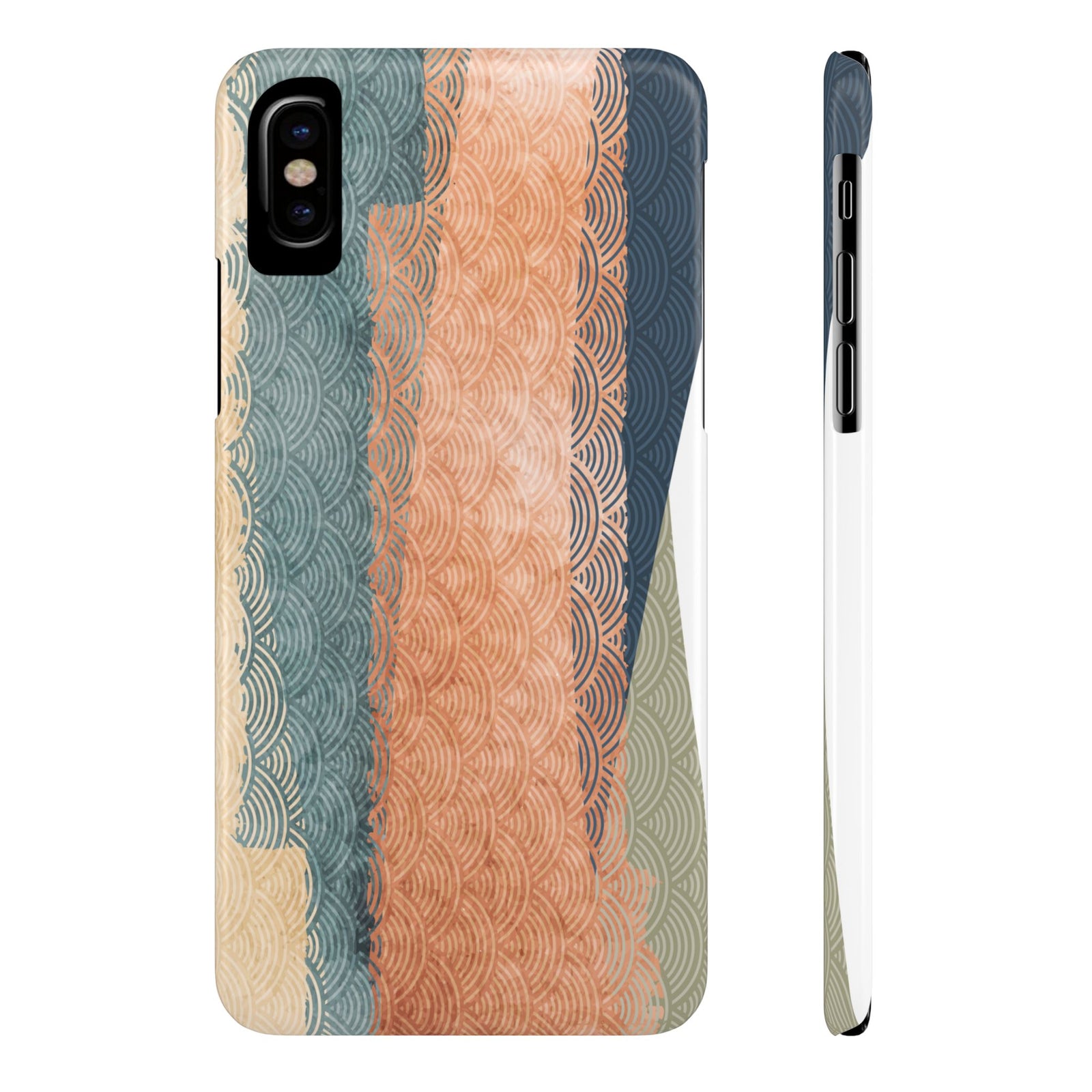 Seigaiha Abstract – Slim iPhone Case