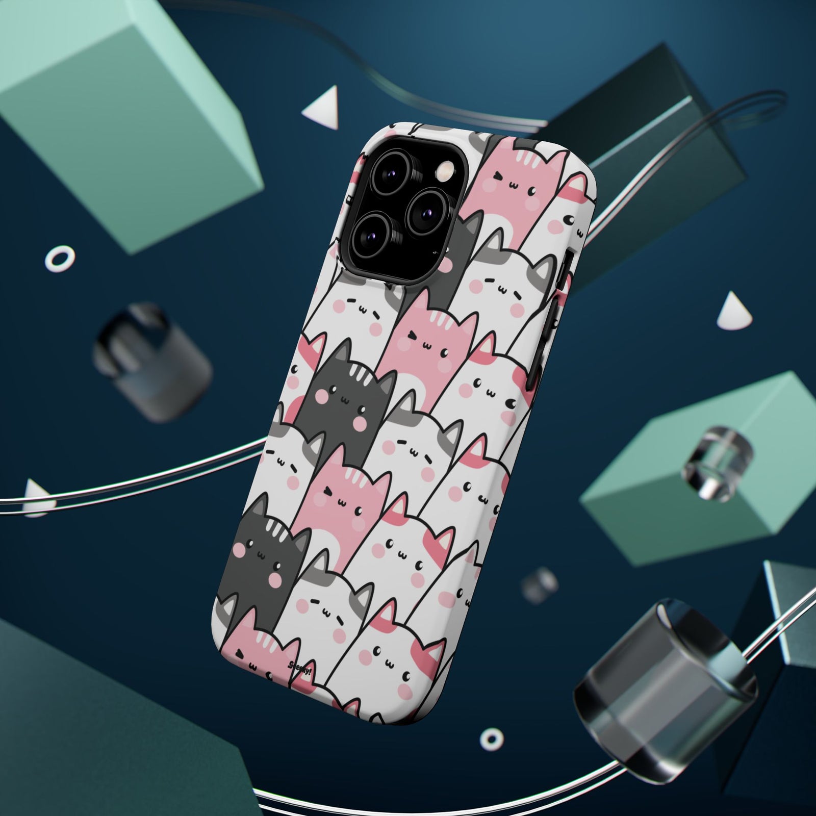 Chubby Cat Mega Cuddle – Magnetic Tough iPhone Case