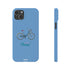 Riding in Blue – Slim iPhone Case