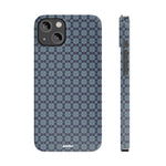 Blue Geometric Bliss – Slim iPhone Case