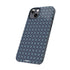 Blue Geometric Bliss – Slim iPhone Case