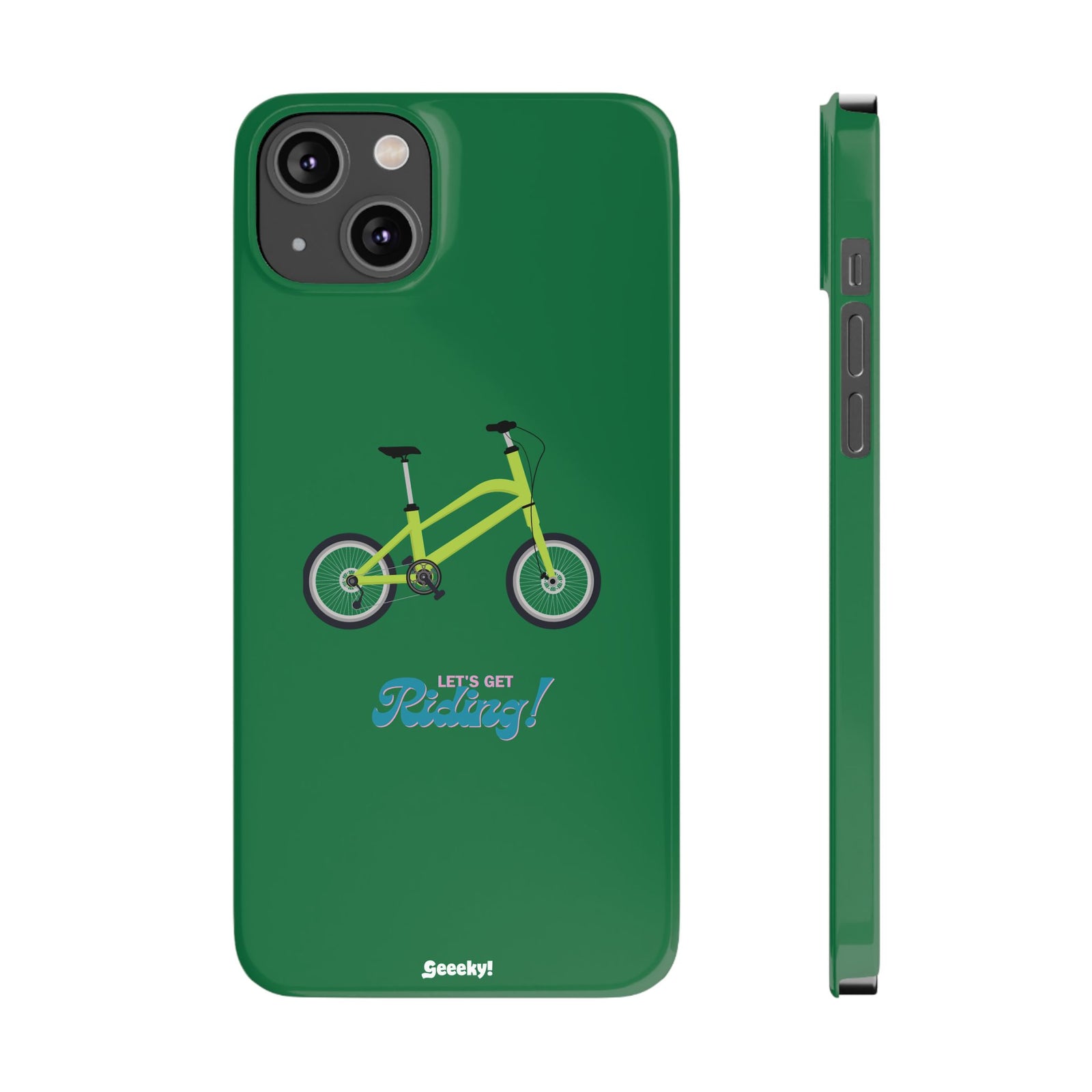 Riding in Racing Green – Slim iPhone Case