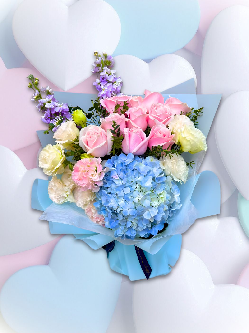 Valentine’s Day Flower Bouquets – Blushing Sky